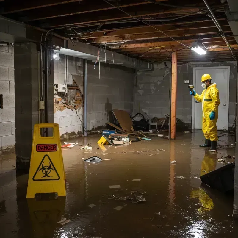 Flooded Basement Electrical Hazard in Stratmoor, CO Property